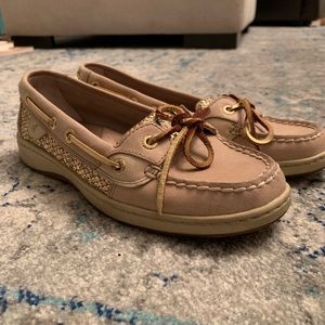 Women's Angelfish Gold Glitter Boat Shoe
